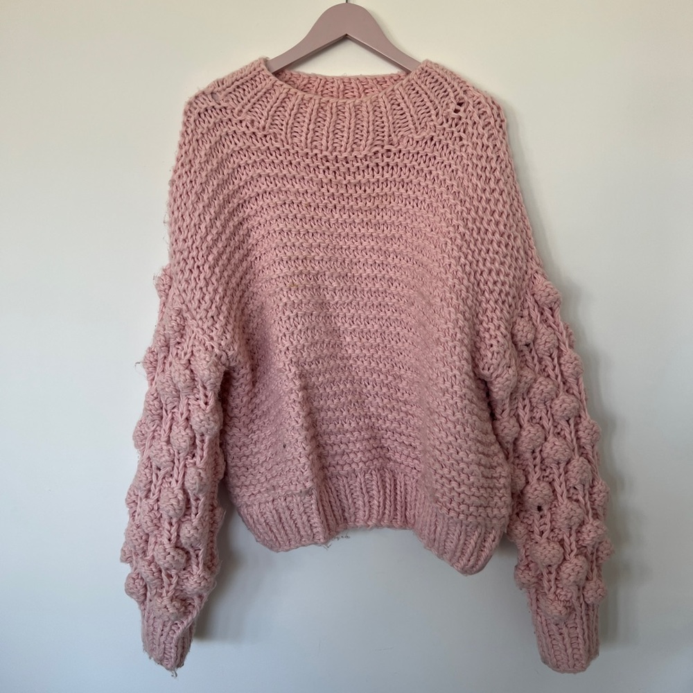 Vestique Pink Chunky Sweater